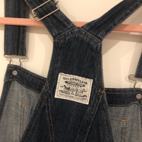 Levi’s denim overalls cutoffs - Picture 3 of 5